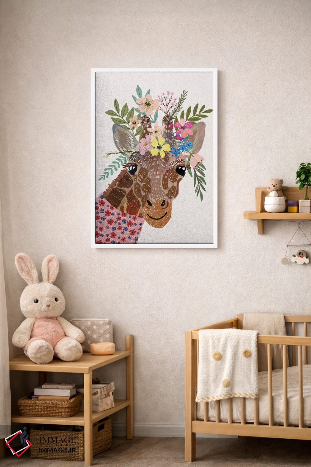 تابلو دکوراتیو زرافه اثر میا چارو - D3W