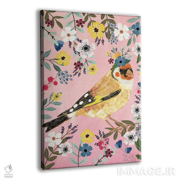 تابلو دکوراتیو سهره طلایی اثر میا چارو - نمای پرسپکتیو محصول