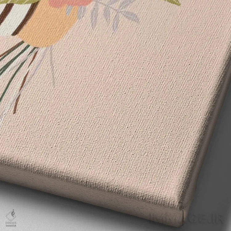 تابلو دکوراتیو سپاس اثر میا چارو - نمای نزدیک بافت بوم