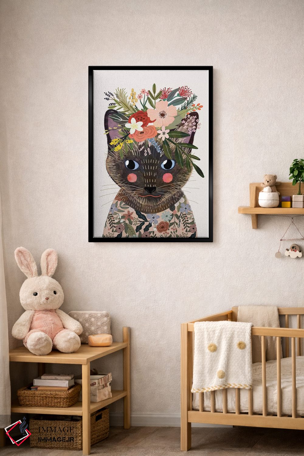 تابلو دکوراتیو سیامی اثر میا چارو - D4B