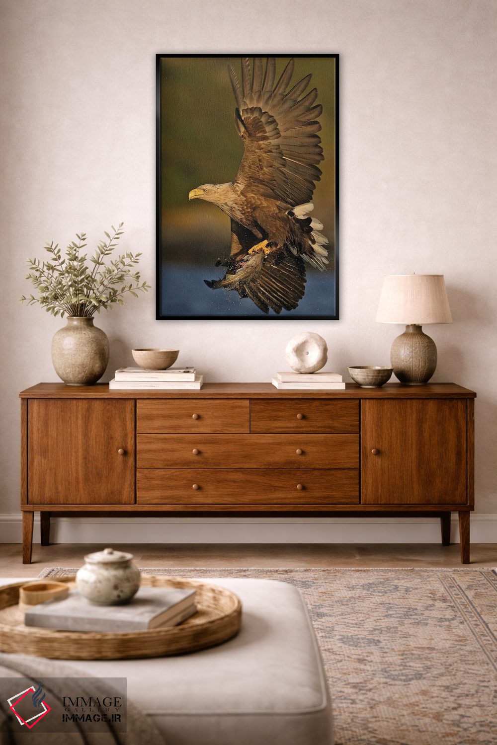تابلو دکوراتیو عقاب نروژ ۲ اثر میگل لاسا - D4B