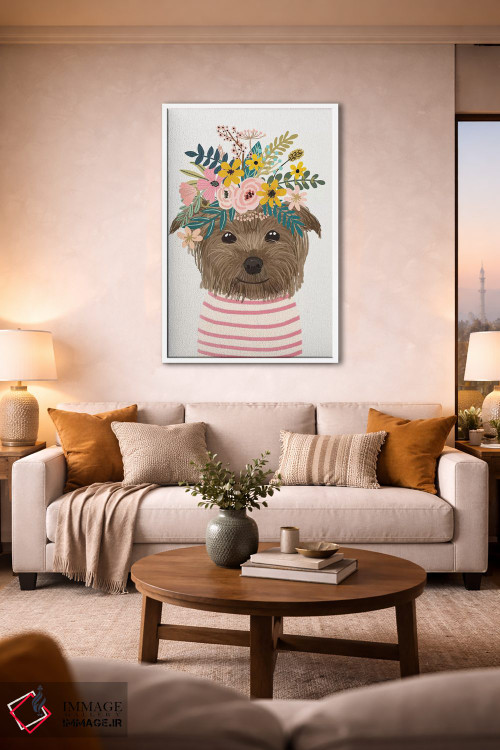 تابلو دکوراتیو گل های یورکشایر اثر میا چارو - D1W