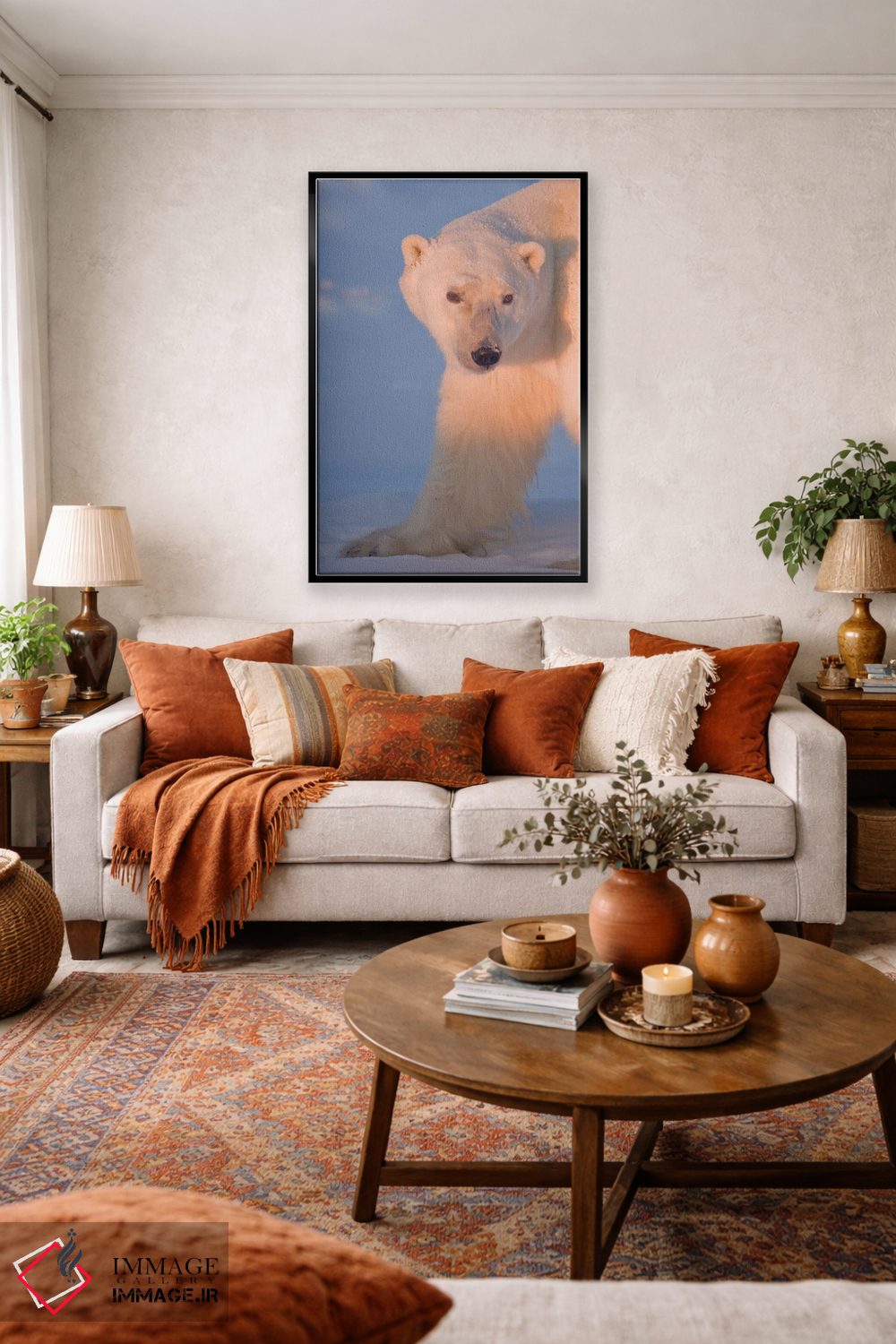 تابلو دکوراتیو خرس های قطبی کانادا ۲۹ اثر میگل لاسا - D4B