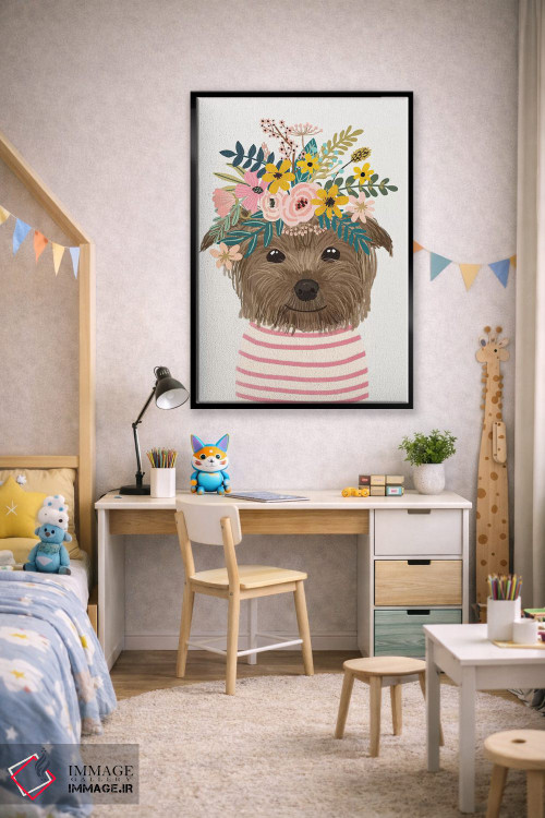 تابلو دکوراتیو گل های یورکشایر اثر میا چارو - D3B