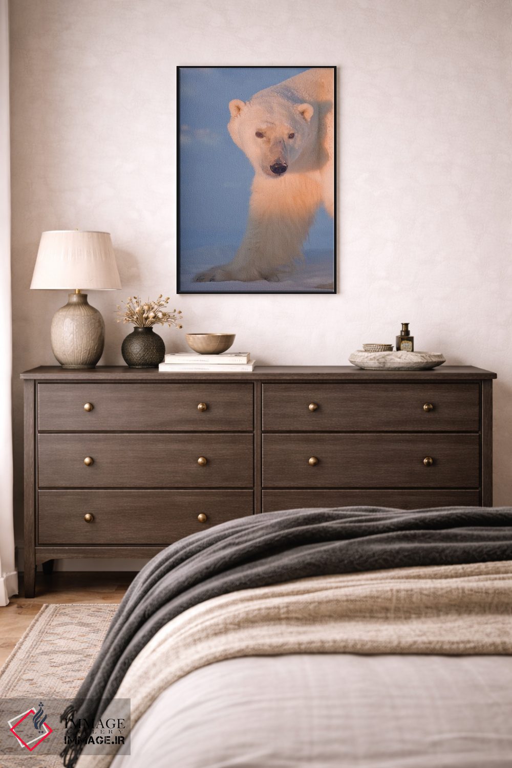 تابلو دکوراتیو خرس های قطبی کانادا ۲۹ اثر میگل لاسا - D5B