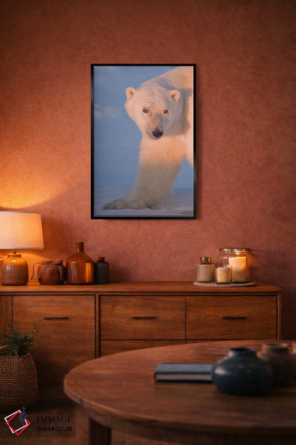 تابلو دکوراتیو خرس های قطبی کانادا ۲۹ اثر میگل لاسا - D6B