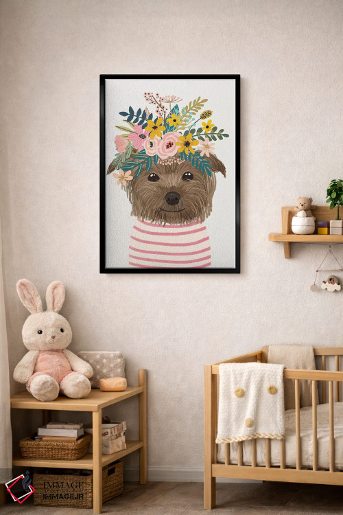 تابلو دکوراتیو گل های یورکشایر اثر میا چارو - D5B