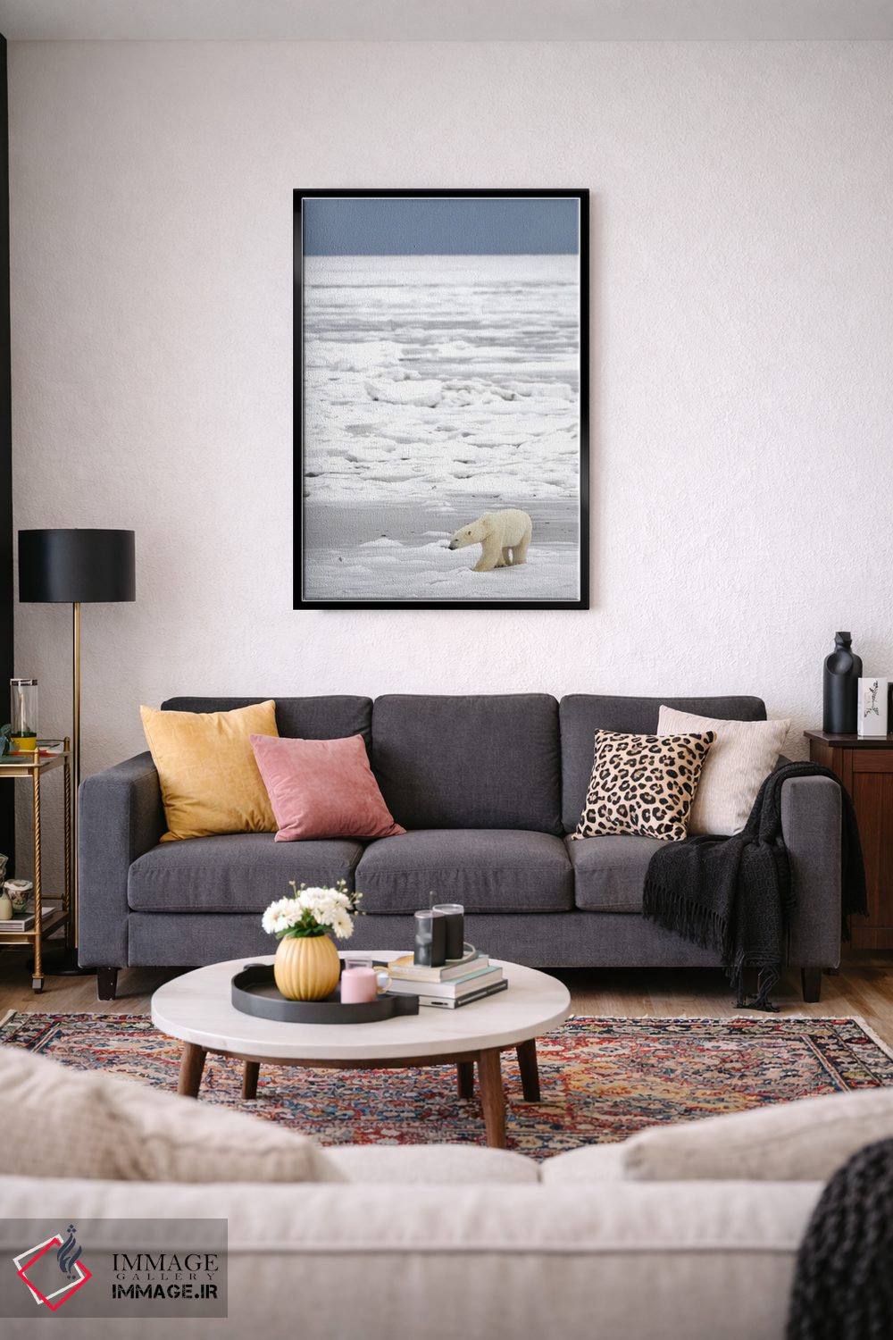 تابلو دکوراتیو خرس های قطبی کانادا ۲۱ اثر میگل لاسا - D4B