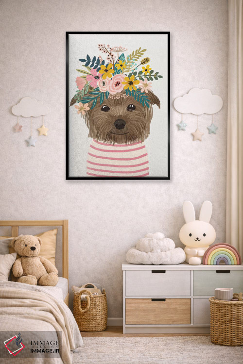 تابلو دکوراتیو گل های یورکشایر اثر میا چارو - D6B