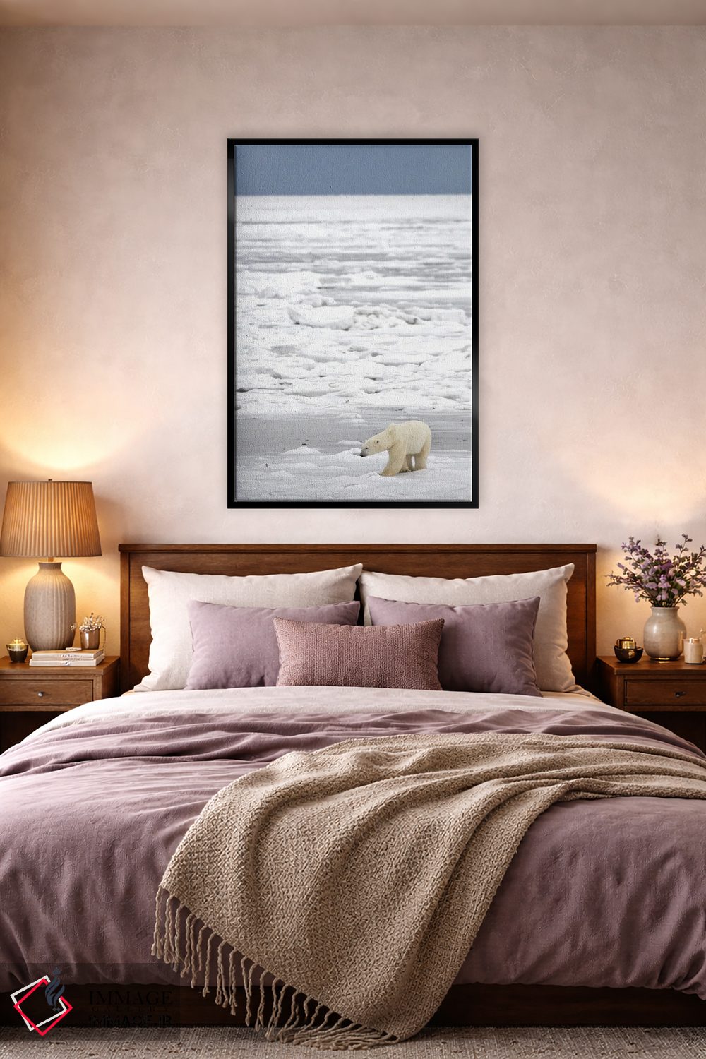 تابلو دکوراتیو خرس های قطبی کانادا ۲۱ اثر میگل لاسا - D5B