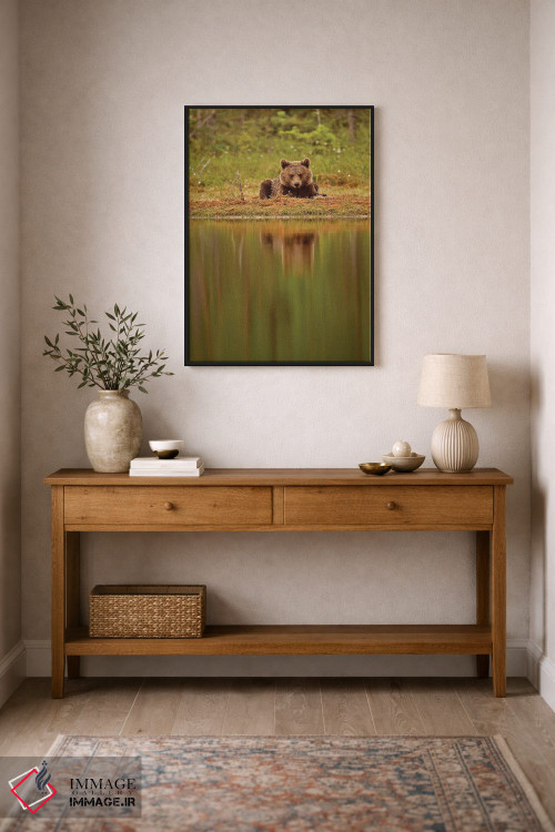 تابلو دکوراتیو خرس ها فنلاند ۶ اثر میگل لاسا - D1B