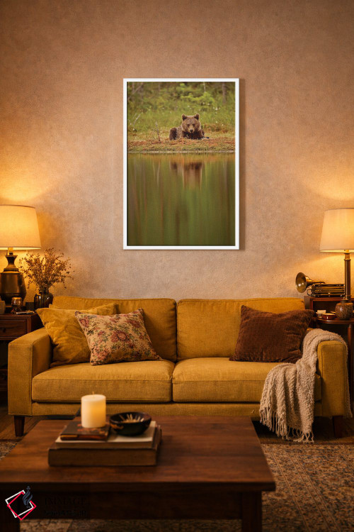 تابلو دکوراتیو خرس ها فنلاند ۶ اثر میگل لاسا - D2W