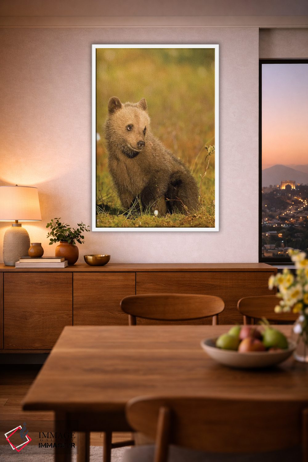 تابلو دکوراتیو خرس ها فنلاند ۳ اثر میگل لاسا - D1W