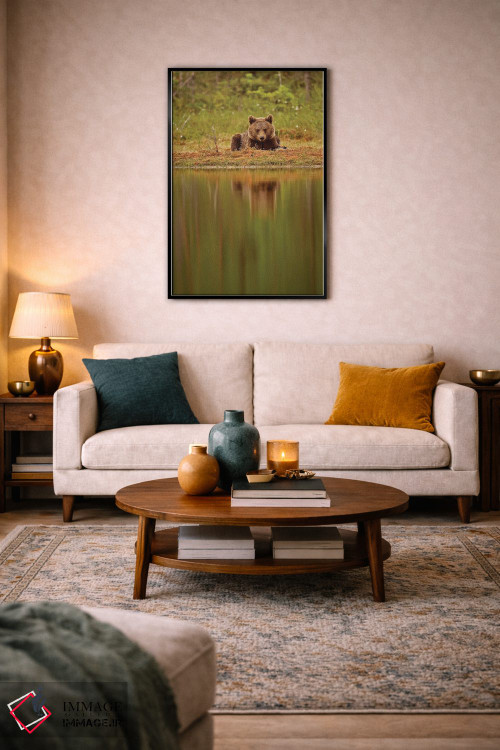 تابلو دکوراتیو خرس ها فنلاند ۶ اثر میگل لاسا - D4B