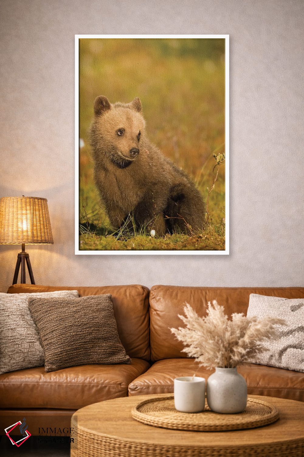 تابلو دکوراتیو خرس ها فنلاند ۳ اثر میگل لاسا - D3W