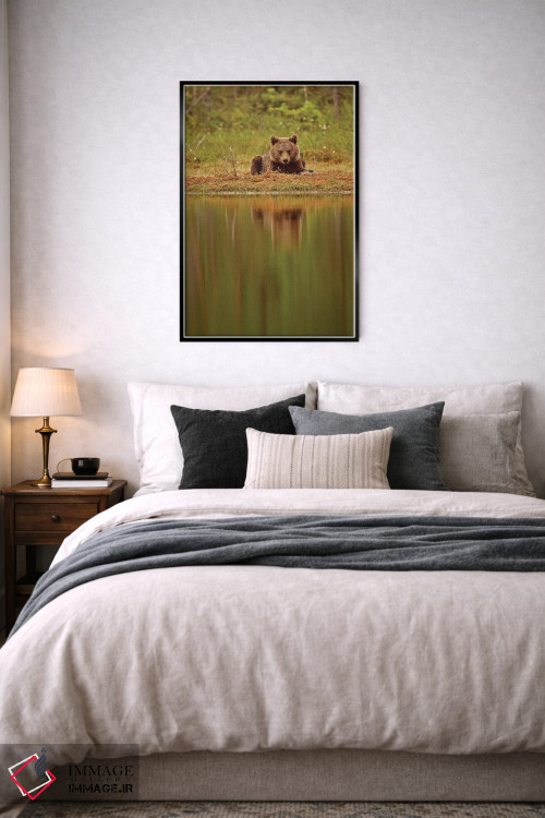 تابلو دکوراتیو خرس ها فنلاند ۶ اثر میگل لاسا - D6B