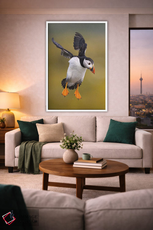 تابلو دکوراتیو پافین بریتانیا ۱ اثر میگل لاسا - D1W