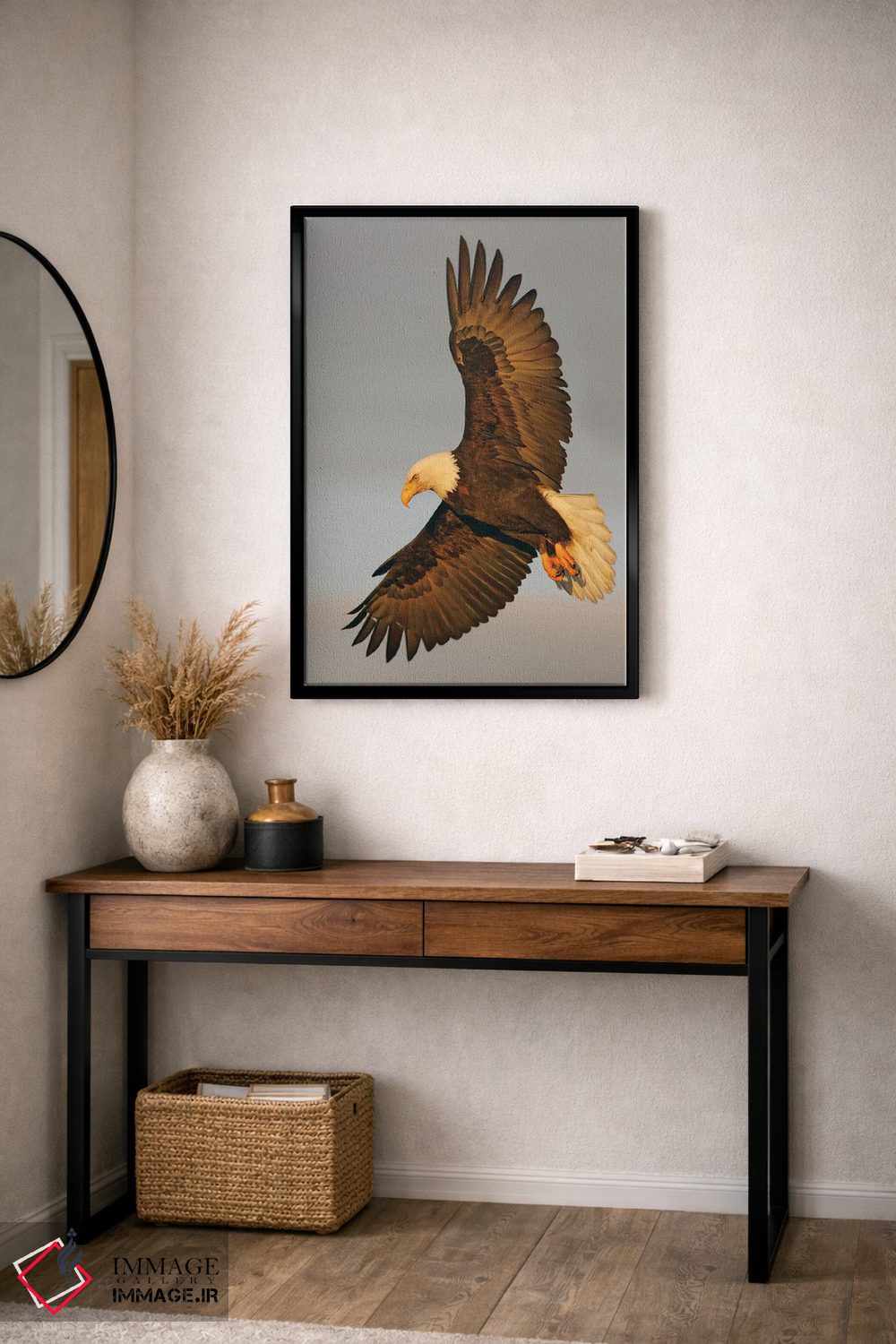 تابلو دکوراتیو عقاب آلاسکا ۱۶ اثر میگل لاسا - D3B