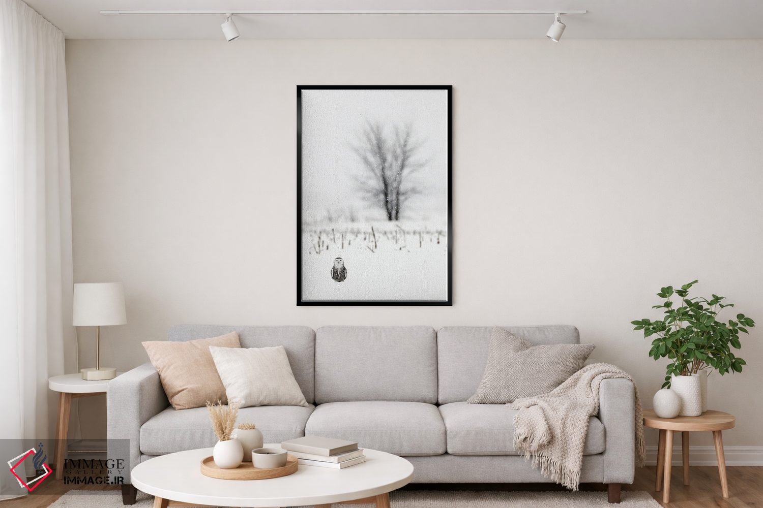 تابلو دکوراتیو کانادای برفی ۲ اثر میگل لاسا - D4B