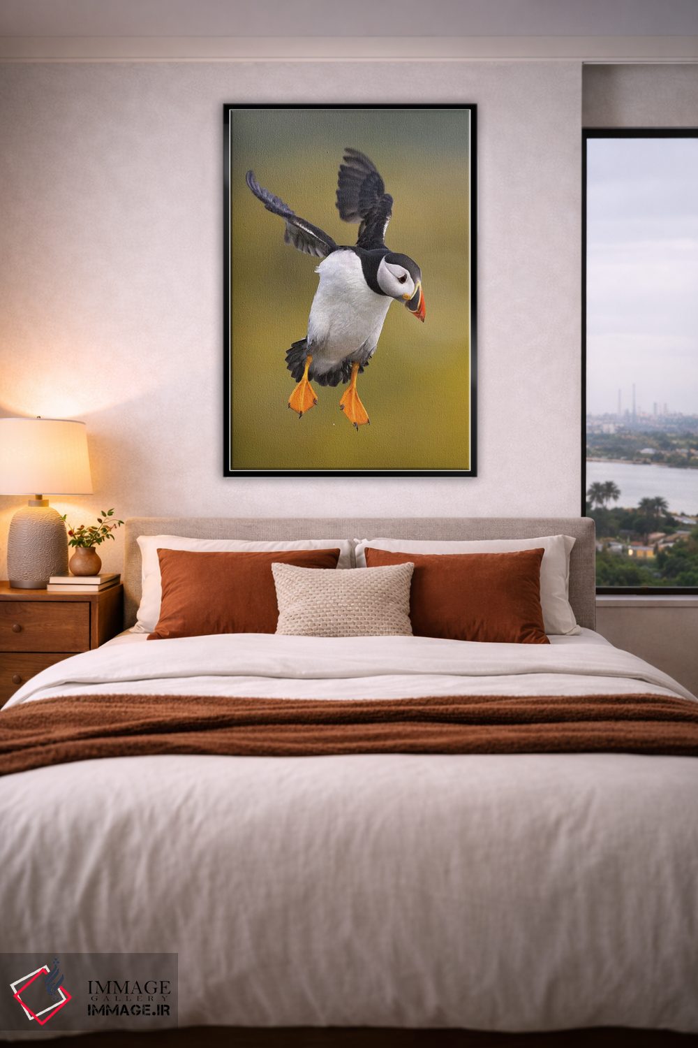 تابلو دکوراتیو پافین بریتانیا ۱ اثر میگل لاسا - D3B