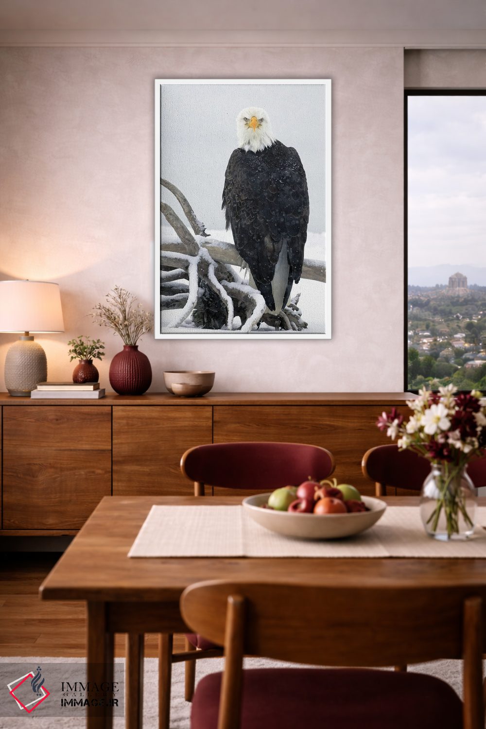 تابلو دکوراتیو عقاب آلاسکا ۱۹ اثر میگل لاسا - D3W