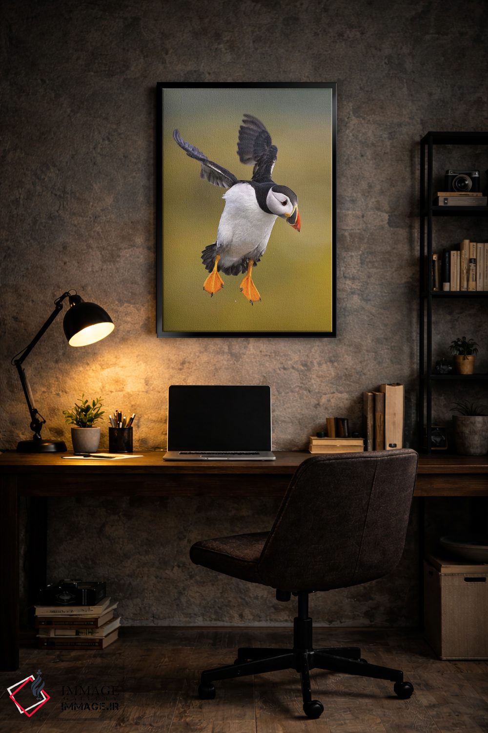 تابلو دکوراتیو پافین بریتانیا ۱ اثر میگل لاسا - D6B