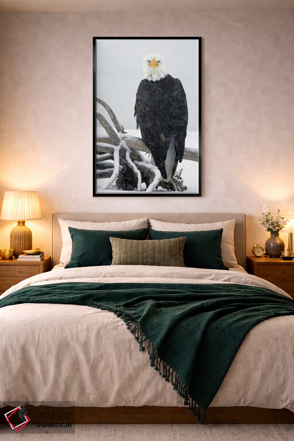 تابلو دکوراتیو عقاب آلاسکا ۱۹ اثر میگل لاسا - D5B