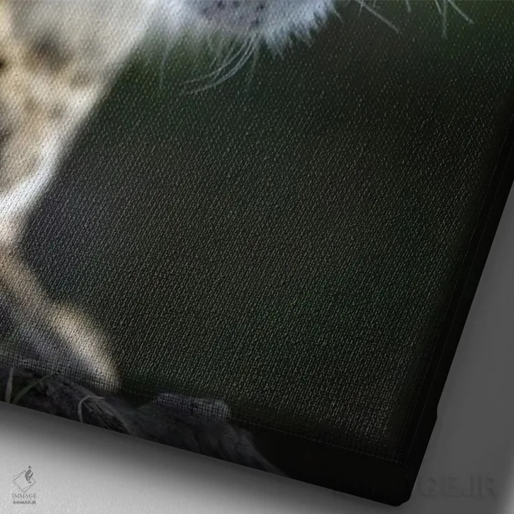 تابلو دکوراتیو اثر میگل لاسا - نمای نزدیک بافت بوم