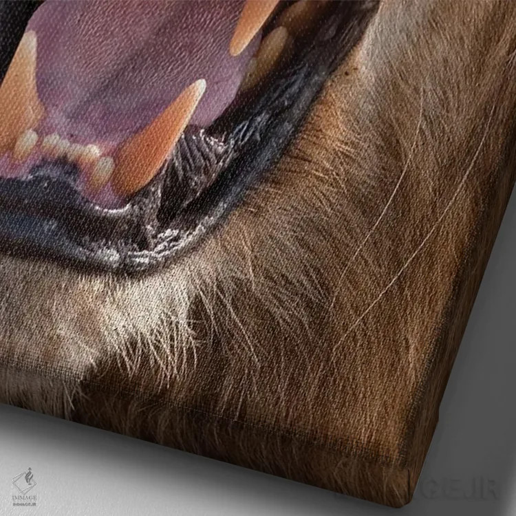 تابلو دکوراتیو اثر میگل لاسا - نمای نزدیک بافت بوم