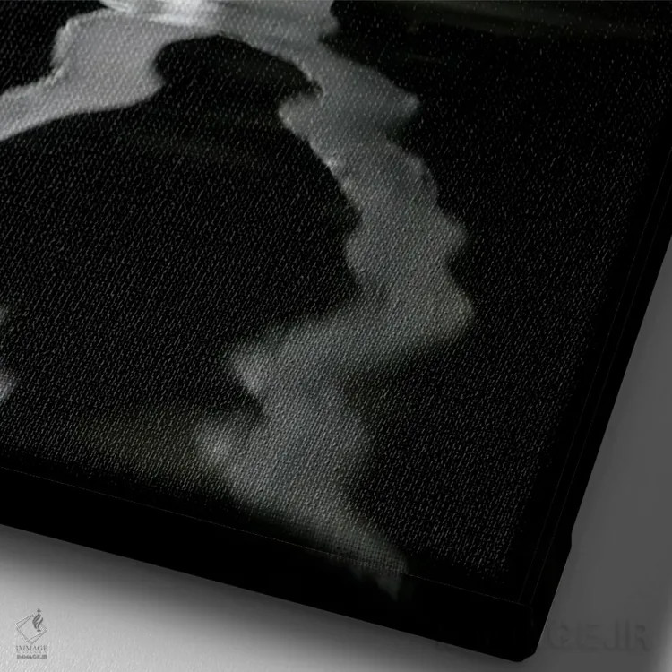 تابلو دکوراتیو اثر میگل لاسا - نمای نزدیک بافت بوم