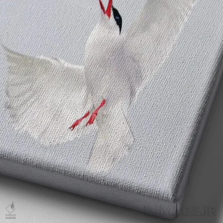 تابلو دکوراتیو اثر میگل لاسا - نمای نزدیک بافت بوم