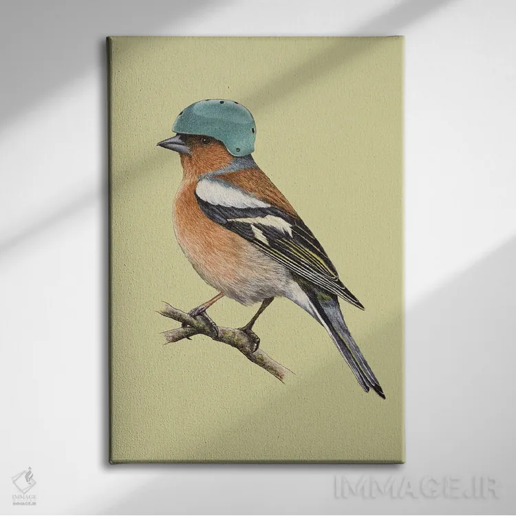 تابلو دکوراتیو سهره معمولی اثر میخائیل ودرنیکوف - نمای روبهرو روی دیوار