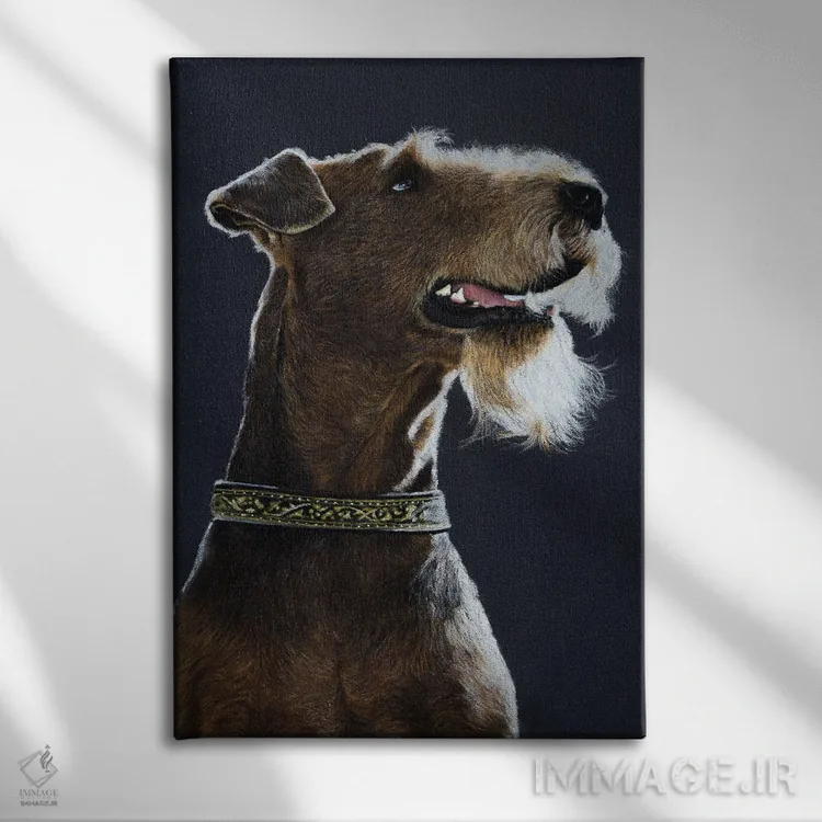 تابلو دکوراتیو آیر دیل تریر اثر میخائیل ودرنیکوف - نمای روبهرو روی دیوار