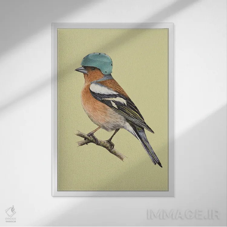 تابلو دکوراتیو سهره معمولی اثر میخائیل ودرنیکوف - نمای قابدار سفید