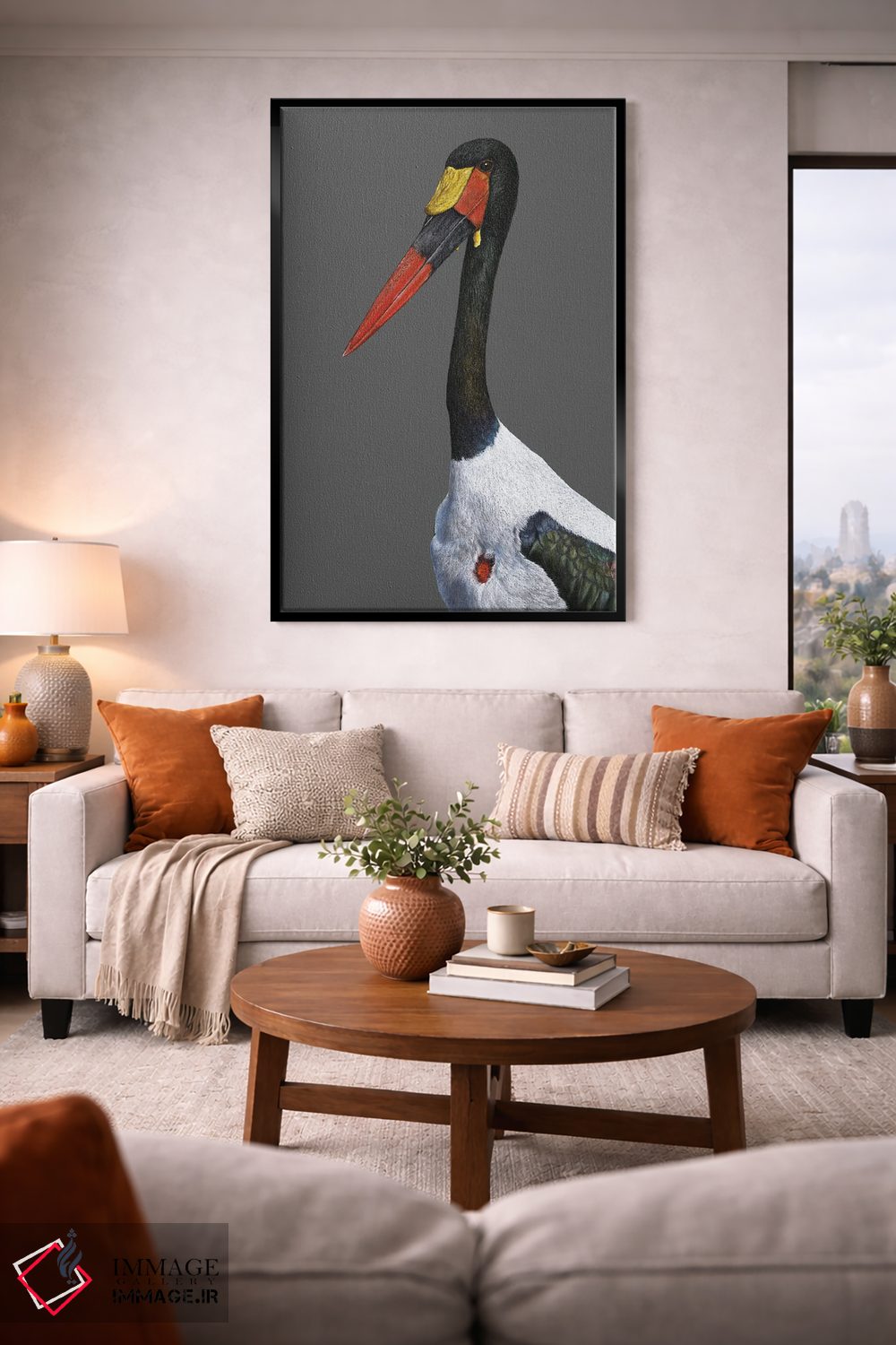 تابلو دکوراتیو لسک بال زین دار اثر میخائیل ودرنیکوف - D2B