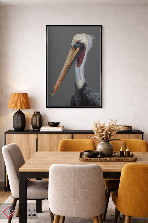 تابلو دکوراتیو پلیکان قهوه ای اثر میخائیل ودرنیکوف - D6B