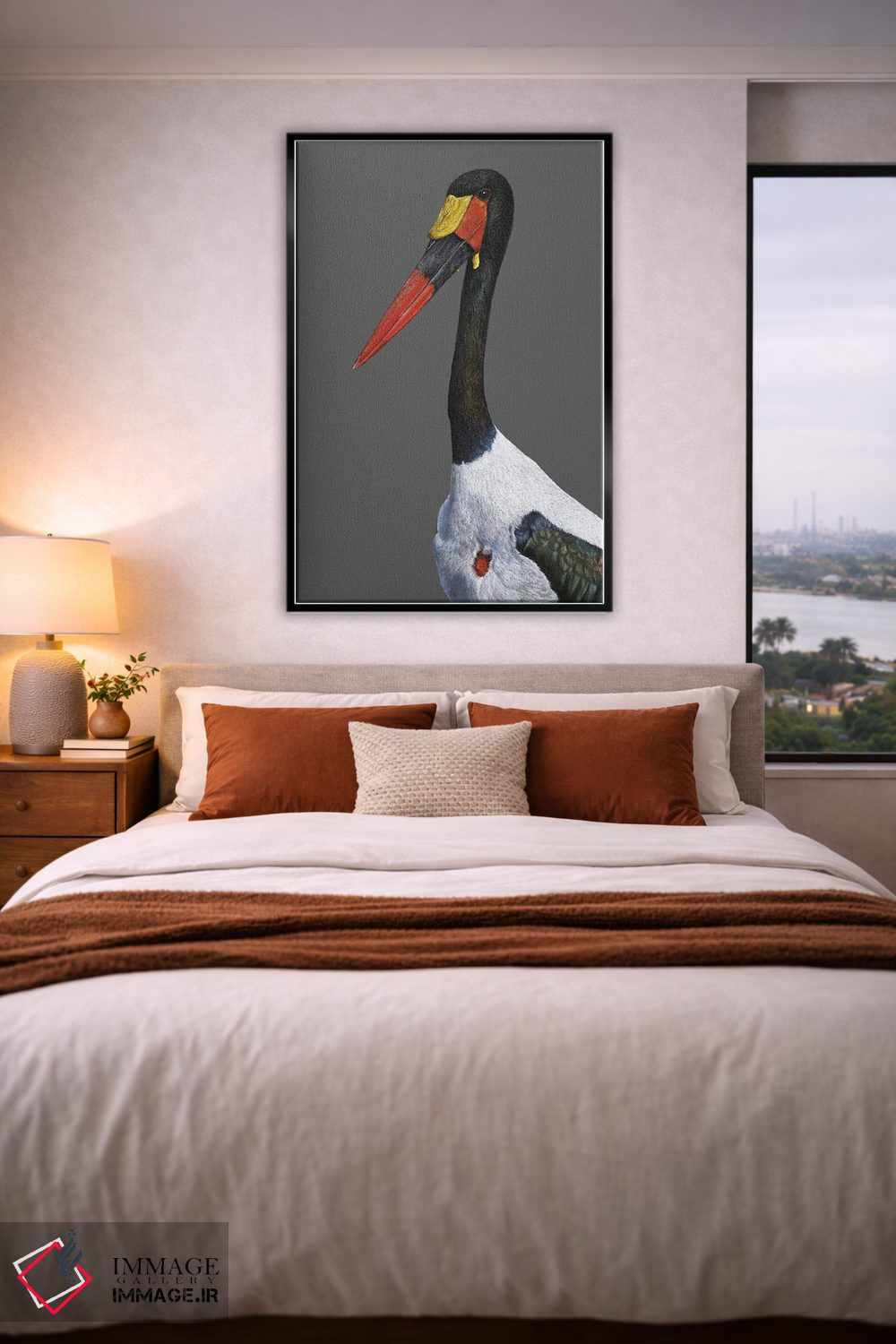 تابلو دکوراتیو لسک بال زین دار اثر میخائیل ودرنیکوف - D5B