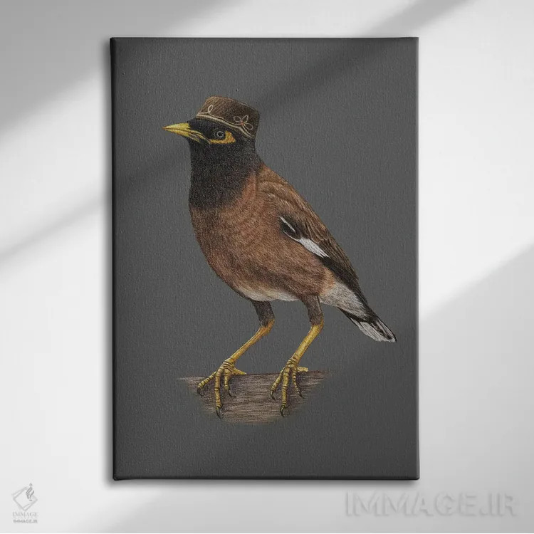 تابلو دکوراتیو ماینای معمولی اثر میخائیل ودرنیکوف - نمای روبهرو روی دیوار