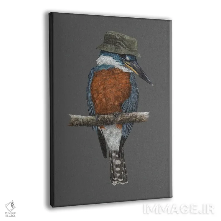 تابلو دکوراتیو کتک ماهی حلقه ای اثر میخائیل ودرنیکوف - نمای پرسپکتیو محصول