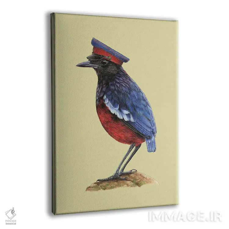 تابلو دکوراتیو پیتای جواهرگون اثر میخائیل ودرنیکوف - نمای پرسپکتیو محصول