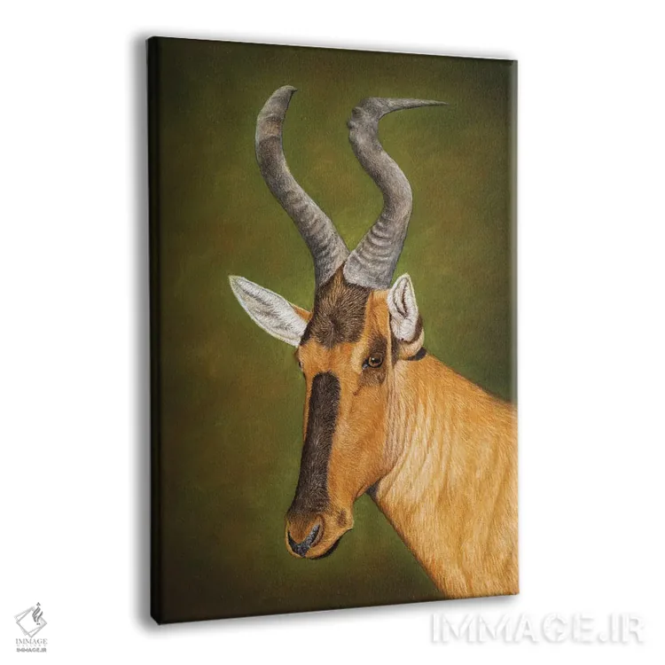 تابلو دکوراتیو هارت بیس قرمز اثر میخائیل ودرنیکوف - نمای پرسپکتیو محصول