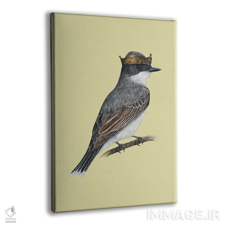 تابلو دکوراتیو مرغ پادشاه شرقی اثر میخائیل ودرنیکوف - نمای پرسپکتیو محصول