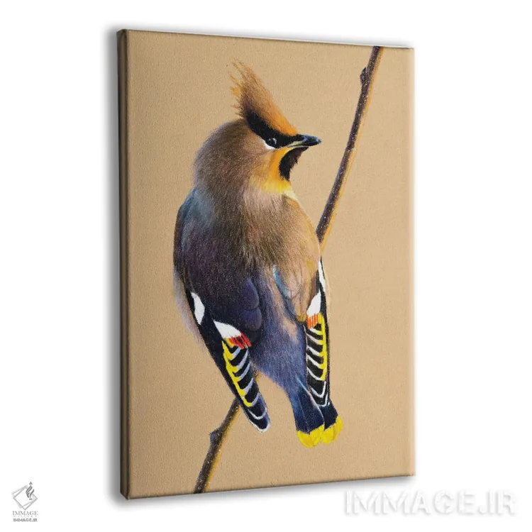 تابلو دکوراتیو واکس وینگ بوهمی اثر میخائیل ودرنیکوف - نمای پرسپکتیو محصول