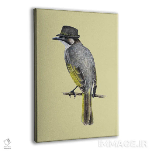 تابلو دکوراتیو بلبل با تنفس سبک اثر میخائیل ودرنیکوف - نمای پرسپکتیو محصول