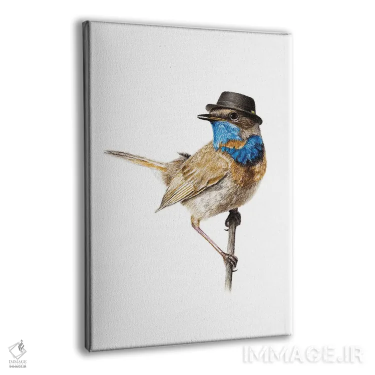 تابلو دکوراتیو گلوآبی ۲ اثر میخائیل ودرنیکوف - نمای پرسپکتیو محصول