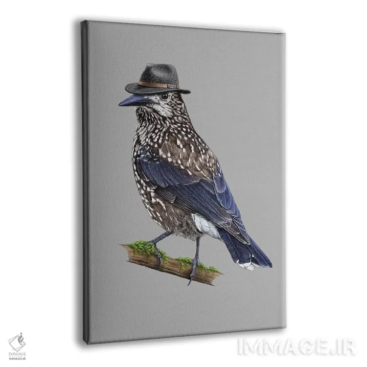 تابلو دکوراتیو کاکر خال خالی اثر میخائیل ودرنیکوف - نمای پرسپکتیو محصول