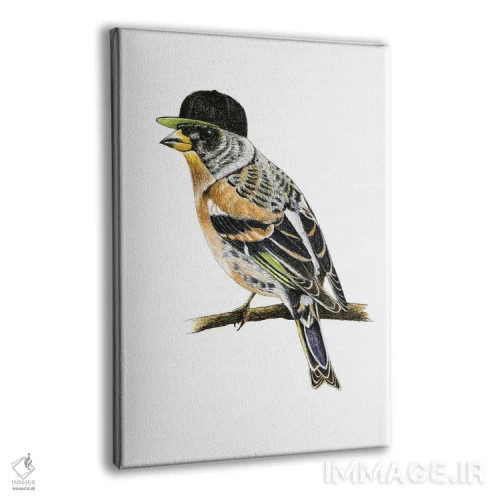 تابلو دکوراتیو سهره دم قرمز اثر میخائیل ودرنیکوف - نمای پرسپکتیو محصول