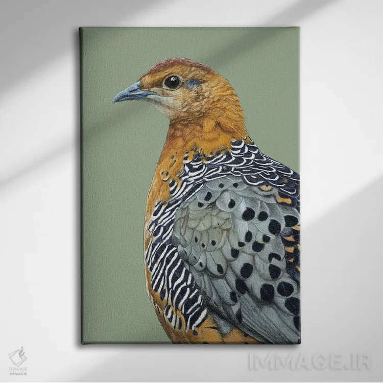 تابلو دکوراتیو تقره زنگاری اثر میخائیل ودرنیکوف - نمای روبهرو روی دیوار