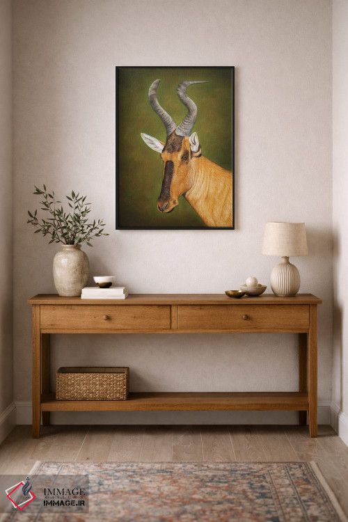 تابلو دکوراتیو هارت بیس قرمز اثر میخائیل ودرنیکوف - D2B