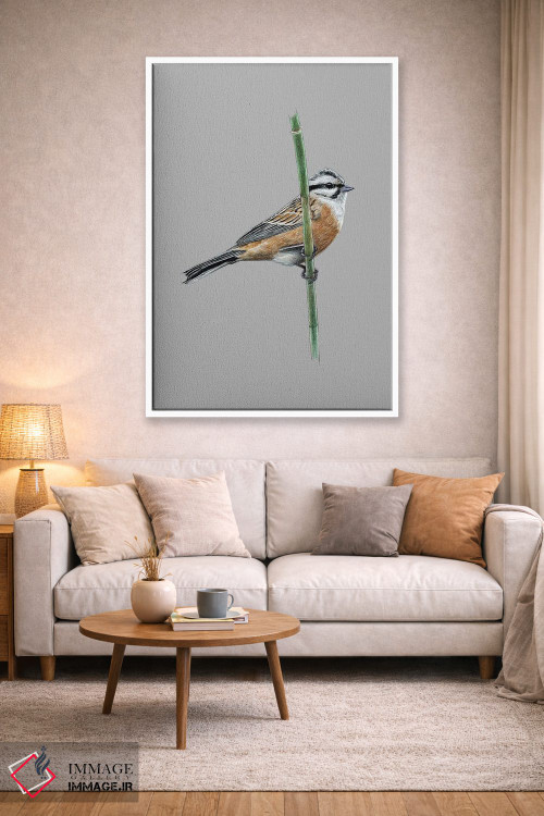 تابلو دکوراتیو چکاوک سنگی اثر میخائیل ودرنیکوف - D2W